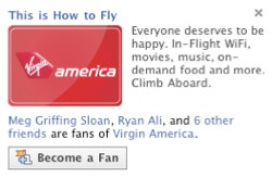 Facebook Ad - Become a Fan