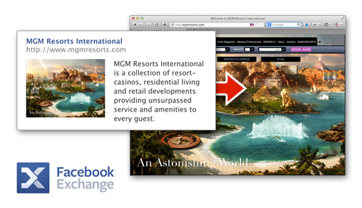 Services Facebook Exchange - MGM Resorts International Ad