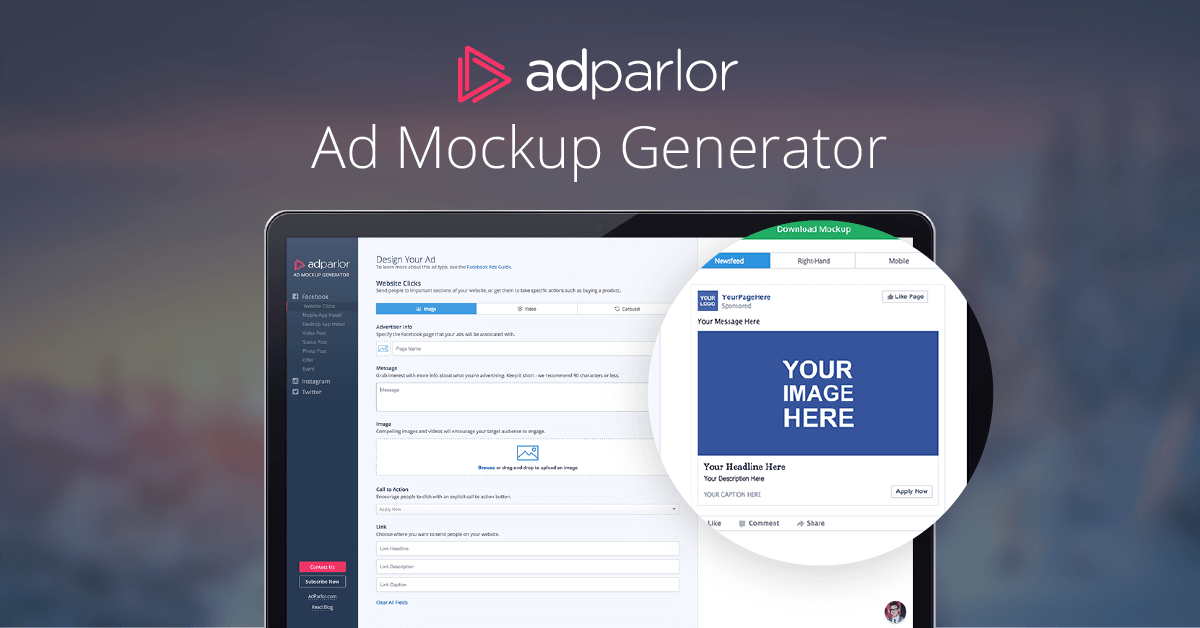 Download Ad Mockup Generator | AdParlor