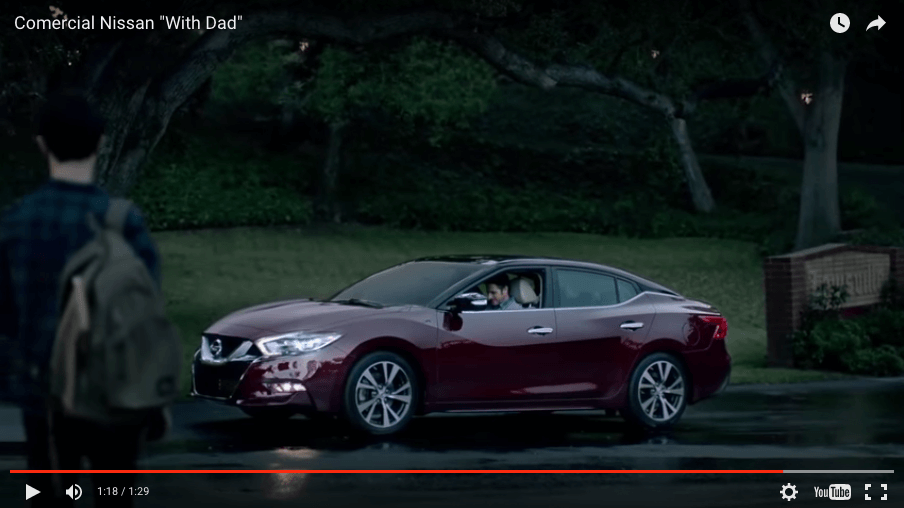 Nissan Commercial "With Dad"