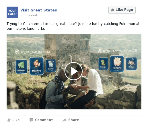 Travel Companies - AdParlor Facebook Video Post: Trying to Catch em all. Pokemon Go.