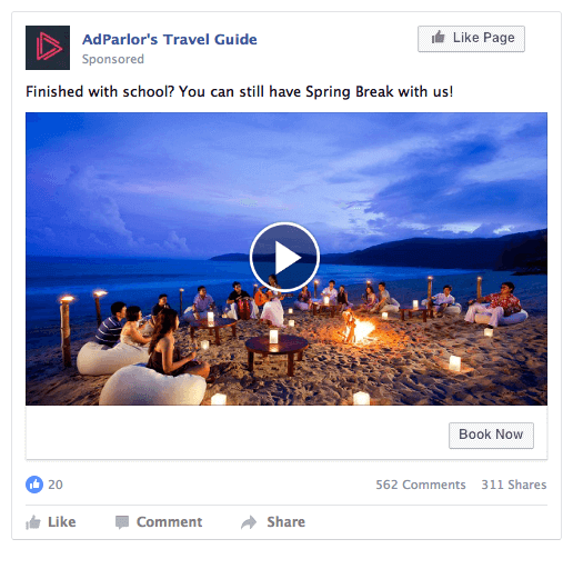 Travel Guide - Facebook Video - Beach Bonfire
