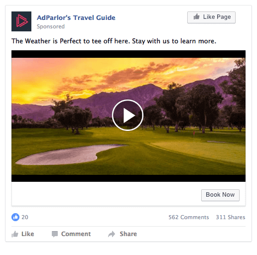 Travel Guide - Facebook Video - Golf Course