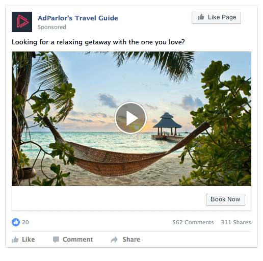 Travel Guide - Facebook Video - Relax in Paradise on a Hammock