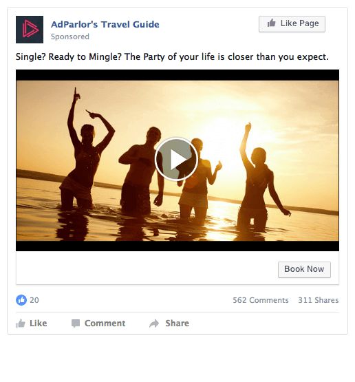 Travel Guide - Facebook Video - With Friends in the Water