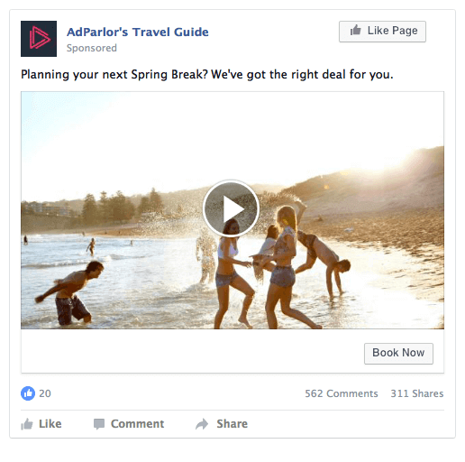 Travel Guide - Facebook Video - Playing on the Beach