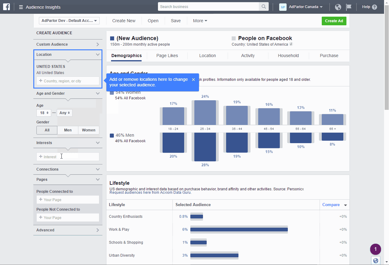Facebook Audience Insight Manager: Intro