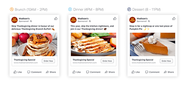 Facebook Ad Carousel - Restaurant