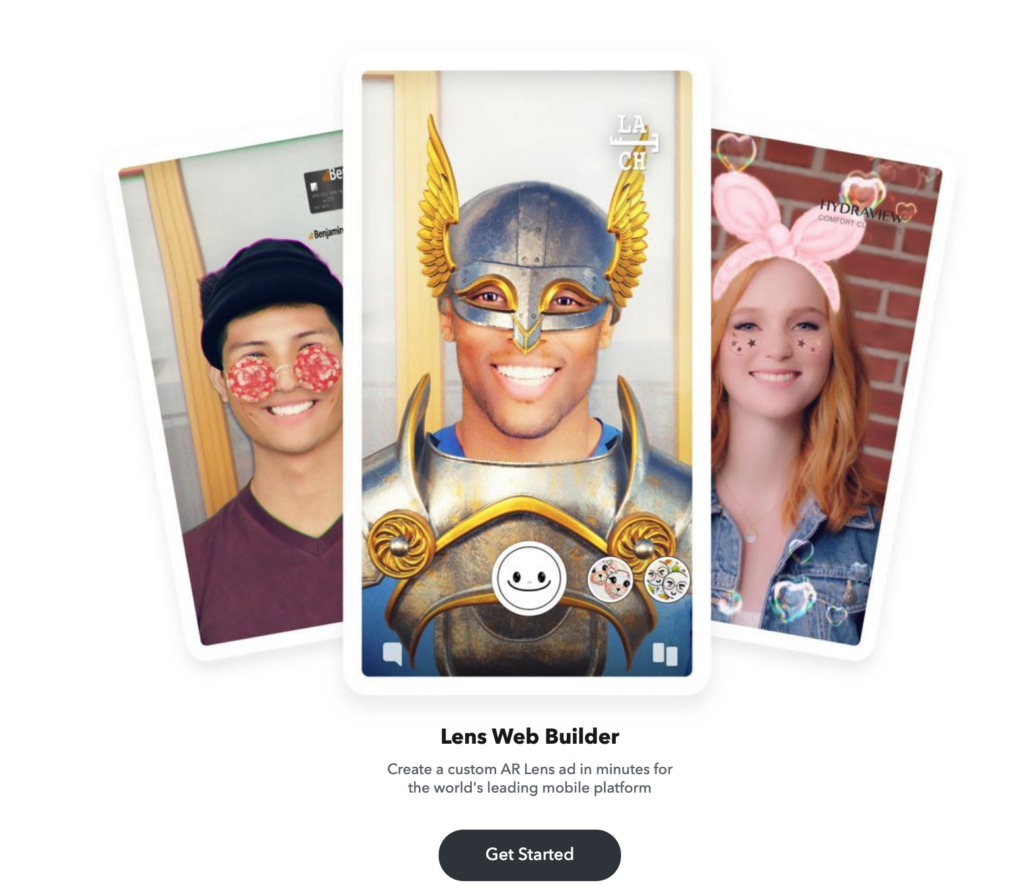 Snapchat's Lens Web Builder